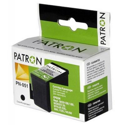 Картридж PATRON для EPSON Stylus Color 740/760/800/850/860/1160(PN-051)BLACK (CI-EPS-T051150-B-PN)