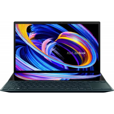 Ноутбук ASUS Zenbook Duo UX482EG-HY286T 14FHD Touch IPS/Intel i7-1165G7/32/1024F/NVD450-2/W10/Blue