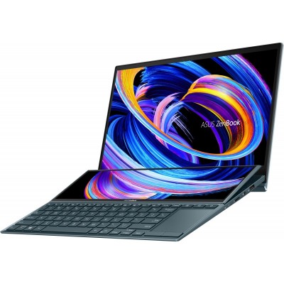 Ноутбук ASUS Zenbook Duo UX482EG-HY286T 14FHD Touch IPS/Intel i7-1165G7/32/1024F/NVD450-2/W10/Blue