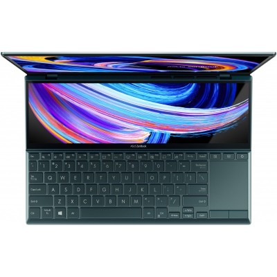 Ноутбук ASUS Zenbook Duo UX482EG-HY286T 14FHD Touch IPS/Intel i7-1165G7/32/1024F/NVD450-2/W10/Blue