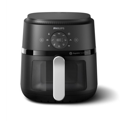 Мультипіч Philips Ovi digital, 1500Вт, чаша-4.2л, сенсорне керування, 13 авто. програм, віконце, пластик, чорний