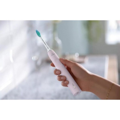 Щітка зубна електр. Philips, Sonicare Gemini 3100, 31т. колив/хв, насадок-1, футляр, рожевий