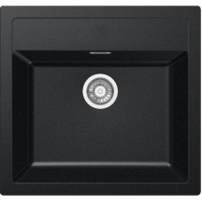 Мийка кухонна Franke Sirius тектонайт, прямокут., без крила, 560х530х200мм, чаша - 1, врізна, чорний Мийка кухонна Franke Sirius тектонайт, прямокут., без крила, 560х530х200мм, чаша - 1, врізна, чорний