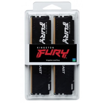 Пам'ять ПК Kingston DDR5 16GB KIT (8GBx2) 5600 FURY Beast EXPO