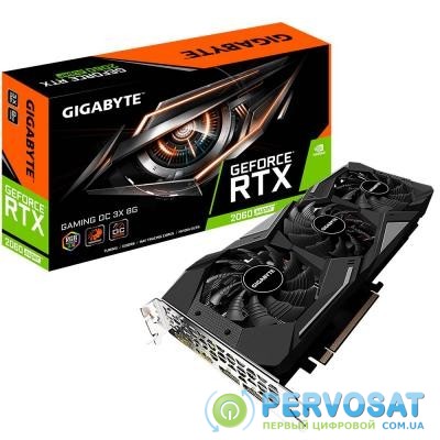 Видеокарта GIGABYTE GeForce RTX2060 SUPER 8192Mb GAMING OC (GV-N206SGAMING OC-8GD)