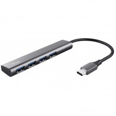 USB-хаб Trust Halyx Type-C to 4-Port USB-A 3.2 Grey USB-хаб Trust Halyx Type-C to 4-Port USB-A 3.2 Grey