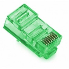 Конектор RJ45 cat.5e UTP 8P8C Green 100 шт Merlion (09051) Конектор RJ45 cat.5e UTP 8P8C Green 100 шт Merlion (09051)
