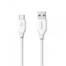 Дата кабель USB 3.0 AM to Type-C 0.9m Powerline V3 White Anker (A8163H21/A8163G21) Дата кабель USB 3.0 AM to Type-C 0.9m Powerline V3 White Anker (A8163H21/A8163G21)