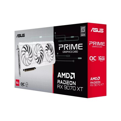 Вiдеокарта ASUS Radeon RX 9070 XT 16GB GDDR6 OC PRIME-RX9070XT-O16G-WHITE білий Вiдеокарта ASUS Radeon RX 9070 XT 16GB GDDR6 OC PRIME-RX9070XT-O16G-WHITE білий