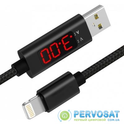 Дата кабель USB 2.0 AM to Lightning 1.0m display XoKo (SC-150i)