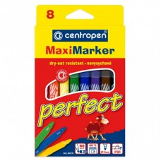 Фломастери Centropen 8610 Maxi Perfect, 8 colors (8610/08) Фломастери Centropen 8610 Maxi Perfect, 8 colors (8610/08)