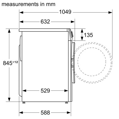 Пральна машина Bosch фронтальна, 9кг, 1200, A+++, 60см, дисплей, білий