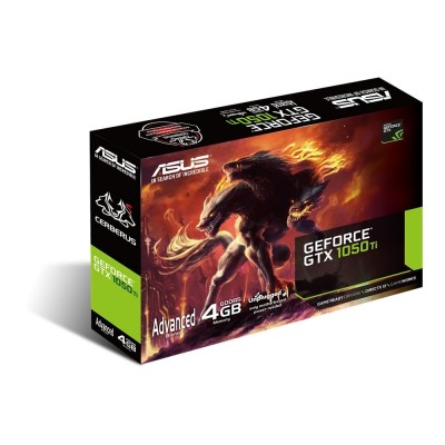 Відеокарта ASUS GeForce GTX 1050 TI 4GB GDDR5 OC CERBERUS CERBERUS-GTX1050TI-A4G