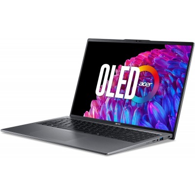 Ноутбук Acer Swift Go 16 SFG16-72 16&quot; 3.2K OLED, Intel U5-125H, 16GB, F512GB, UMA, Lin, сірий