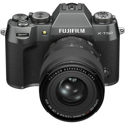 Цифр. фотокамера Fujifilm X-T50 + XF16-50mmF2.8-4.8 R LM WR Kit Charcoal silver