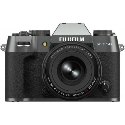Цифр. фотокамера Fujifilm X-T50 + XF16-50mmF2.8-4.8 R LM WR Kit Charcoal silver