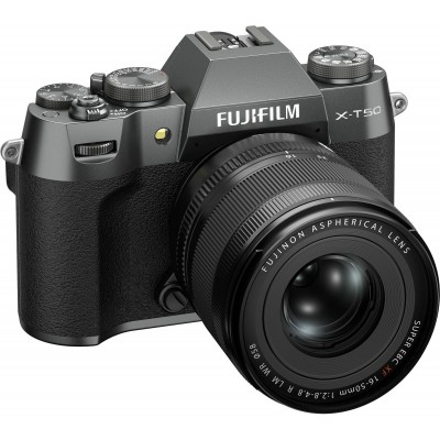Цифр. фотокамера Fujifilm X-T50 + XF16-50mmF2.8-4.8 R LM WR Kit Charcoal silver