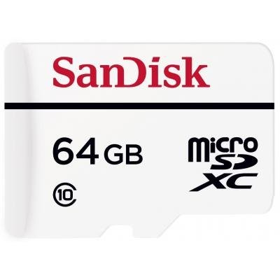 Карта памяти SANDISK 64GB microSDXC class 10 High Endurance Video Monitoring (SDSDQQ-064G-G46A)