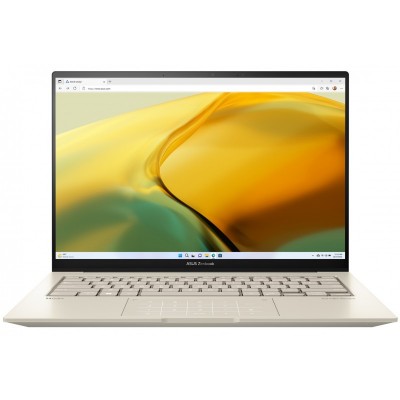 Ноутбук ASUS Zenbook 14 UX3404VA-M9023WS 14&quot; 2.8K OLED, Intel i7-13700H, 16GB, F1TB, UMA, Win11, Бежевий