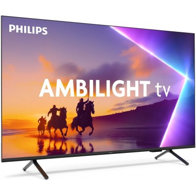 Телевізор 55" Philips QLED 4K 60Hz Smart Titan OS Black Ambilight