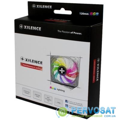 Кулер для корпуса Xilence LED + RGB M/B sync (XF062)