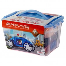 Конструктор Magplayer магнітний набір, бокс, 64ел Конструктор Magplayer магнітний набір, бокс, 64ел