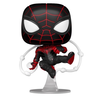 Funko Коллекционная фигурка Funko POP! Bobble Marvel Games Miles Morales Miles Advanced Tech Suit 54693