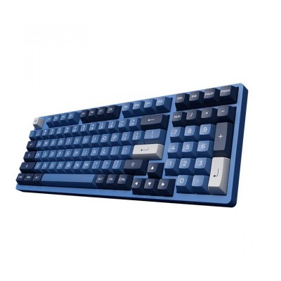 Клавіатура механічна Akko 3098B Ocean Star 98Key, CS Jelly White, BT/WL/USB-A, Hot-swappable, EN/UKR, RGB, Чорний