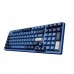 Клавіатура механічна Akko 3098B Ocean Star 98Key, CS Jelly White, BT/WL/USB-A, Hot-swappable, EN/UKR, RGB, Чорний