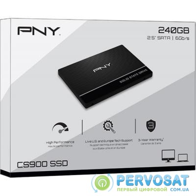 Накопитель SSD 2.5" 240GB PNY SSD (SSD7CS900-240-PB)