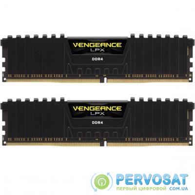 Модуль памяти для компьютера DDR4 32GB (2x16GB) 3200 MHz Vengeance LPX Black CORSAIR (CMK32GX4M2D3200C16)