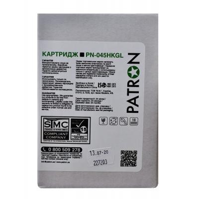 Картридж PATRON CANON 045H BLACK GREEN Label (PN-045HKGL)