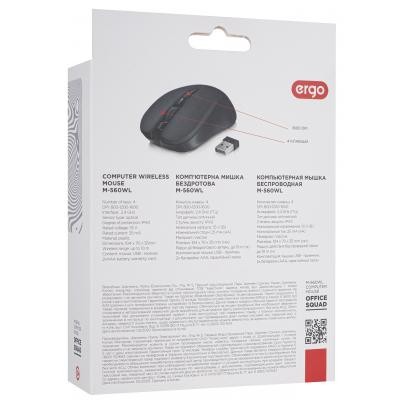 Мишка Ergo M-560WL Black (M-560WL)