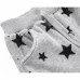 Набор детской одежды Breeze велюровый с вертолетом и штанишками в звездочку (8113-80/B-gray)