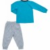Піжама Matilda з якорями (12129-2-92B-blue)