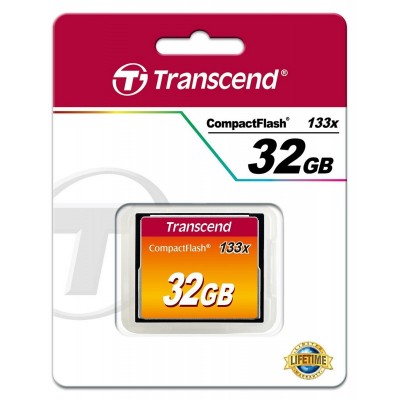 Карта пам'яті Transcend 32GB CF 133X