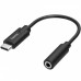 Кабель мультимедийный USB-C to 3.5 mm Jack Stereo Black Hama (00205282)