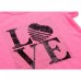 Набір дитячого одягу Breeze з написом "LOVE" із паєток (8307-128G-pink)