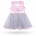 Плаття Breeze сарафан із фатіновою спідницею і серцем (10862-128G-pink)