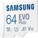 Карта пам'яті Samsung microSD     64GB C10 UHS-I R130MB/s Evo Plus + SD