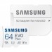 Карта пам'яті Samsung microSD     64GB C10 UHS-I R130MB/s Evo Plus + SD