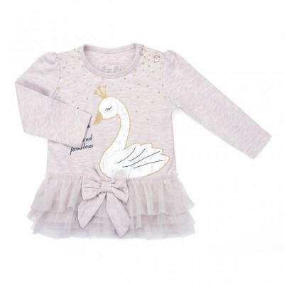 Набір дитячого одягу Breeze з лебедем (9959-80G-beige)