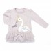 Набір дитячого одягу Breeze з лебедем (9959-80G-beige)