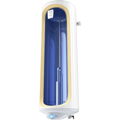 Водонагрівач електр. TESY Anticalc Slim круглий слім GCV 803824D B14 TBRC, 80л, 2,4кВт, сухий тен, мех. кер-ння, C білий
