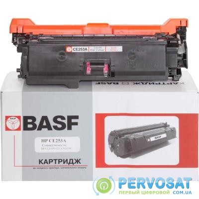Картридж BASF для HP CLJ CM3530/CP3525 аналог CE253A Magenta (KT-CE253A)