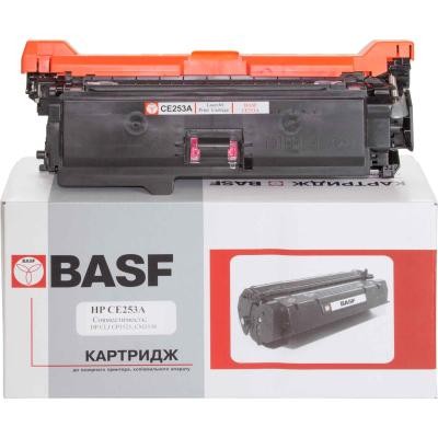 Картридж BASF для HP CLJ CM3530/CP3525 аналог CE253A Magenta (KT-CE253A)