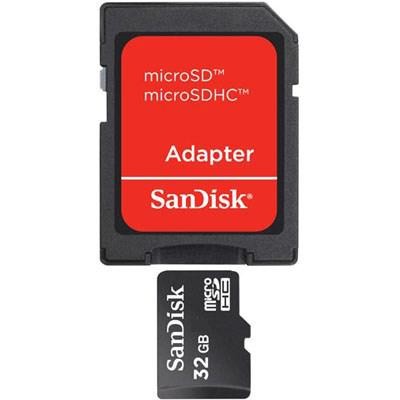 Карта пам'яті SANDISK 32Gb microSDHC class 4 (SDSDQM-032G-B35A)