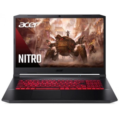 Ноутбук Acer Nitro 5 AN517-41 17.3FHD IPS/AMD R5 5600H/8/512F/NVD1650-4/Lin/Black