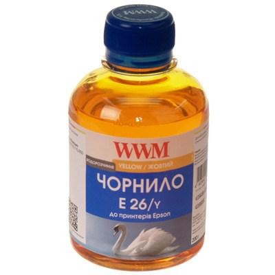 Чернила WWM EPSON XP-600/XP-605/XP-7005 (Yellow) (E26/Y)