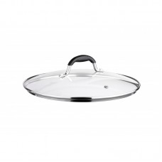 Кришка Ardesto Black Mars 26 см, скло, нержавіюча сталь, силікон Кришка Ardesto Black Mars 26 см, скло, нержавіюча сталь, силікон